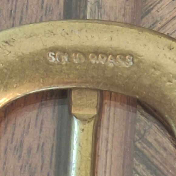 Vintage Brighton Braided Bullwhip Leather Belt Solid Brass Buckle Crafted in USA main image 10